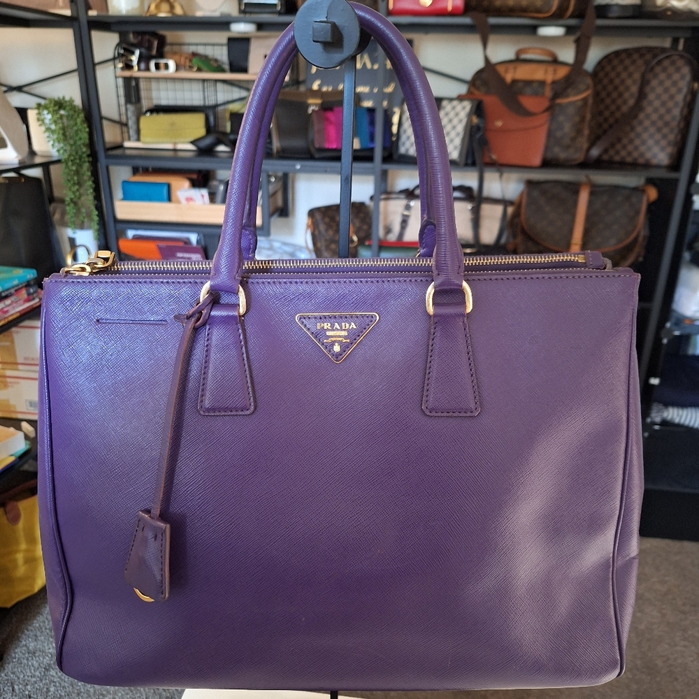 Prada Saffiano Leather Galleria Satchel